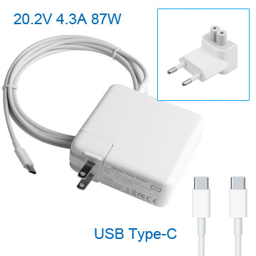 Chargeur Apple 20.2V 4.3A 87Watt USB-C Connecteur