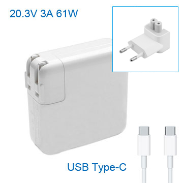 Chargeur Apple 20.3V 3A 61Watt USB-C Connecteur