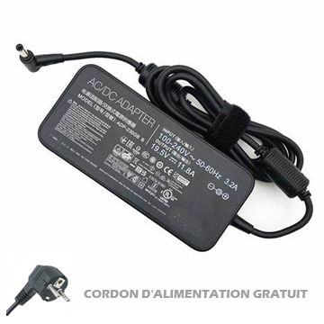 Chargeur ASUS 19.5V 11.8A 230Watt 6.0*3.7mm Connecteur